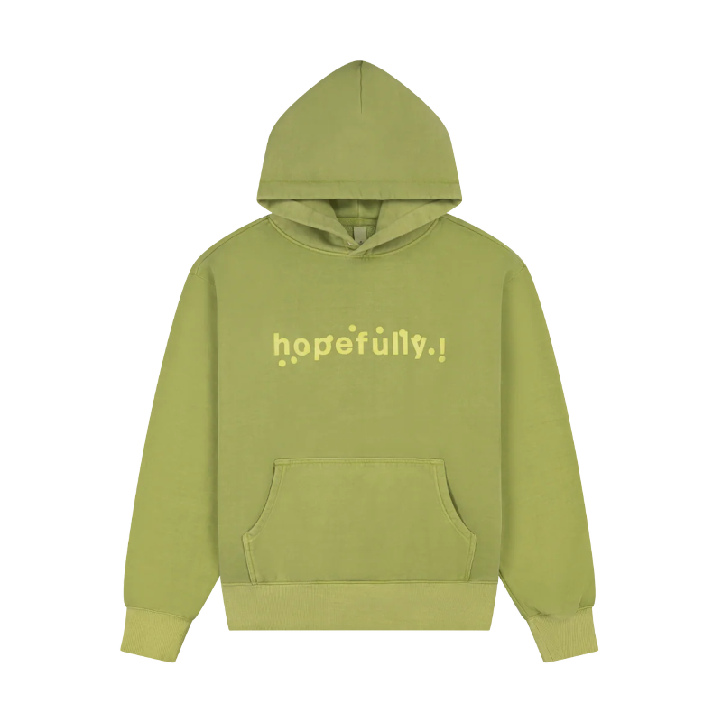 hopefully green hoodie