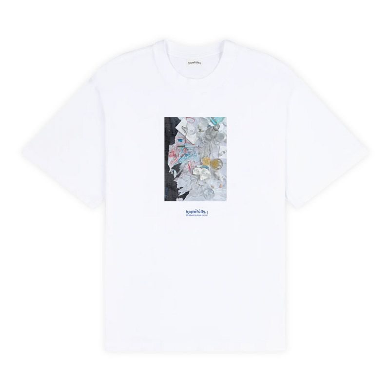 white table top t-shirt