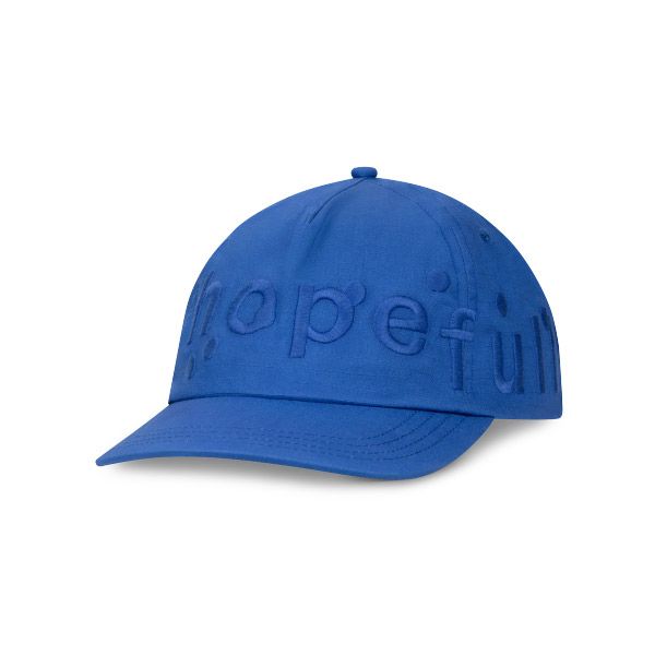 blue cap